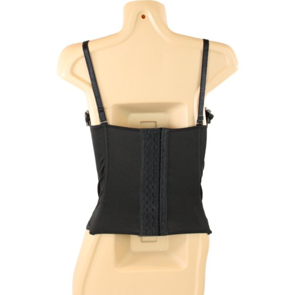 La Vie En Rose Black Lace Corset Bra - Picture 7 of 10